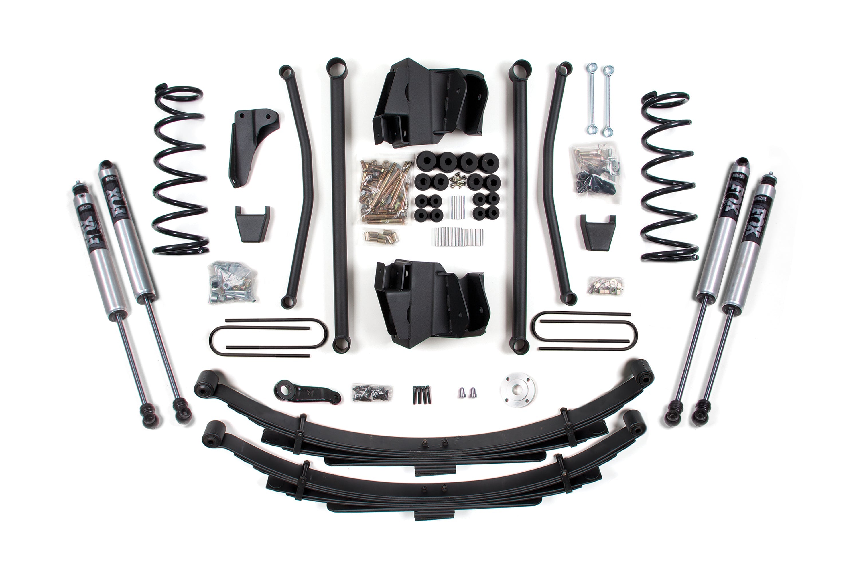 8 Inch Lift Kit Long Arm Dodge Ram 2500/3500 2008 4WD Diesel Manual Leaf Springs 4 Inch Axle BDS Suspension