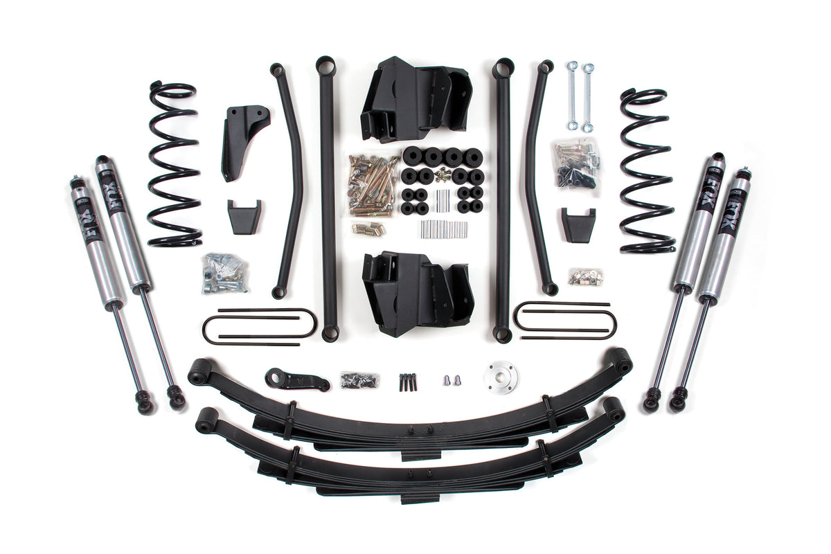 8 Inch Lift Kit Long Arm Dodge Ram 2500/3500 2008 4WD Diesel Manual Leaf Springs 4 Inch Axle BDS Suspension