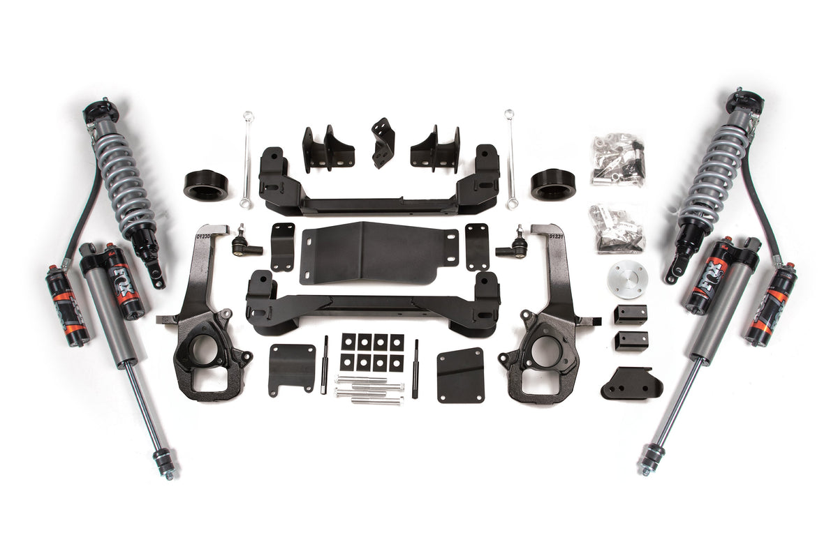 09-11 Ram 1500 4WD 4 Inch Suspension Lift Kit, 2 Inch Rear Lift, Spacer - Fox 2.5 Performance Elite Series C/O, Fox 2.0 IFP Performance Series Shocks BDS Suspension