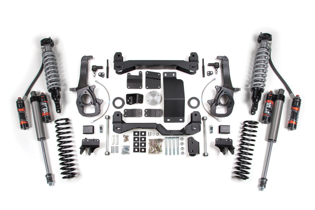 12 Ram 1500 6 Inch Suspension Lift Kit, 5 Inch Rear Lift, Coil Spring - Fox 2.5 Performance Elite Series C/O, Fox 2.0 IFP Performance Series Shocks BDS Suspension