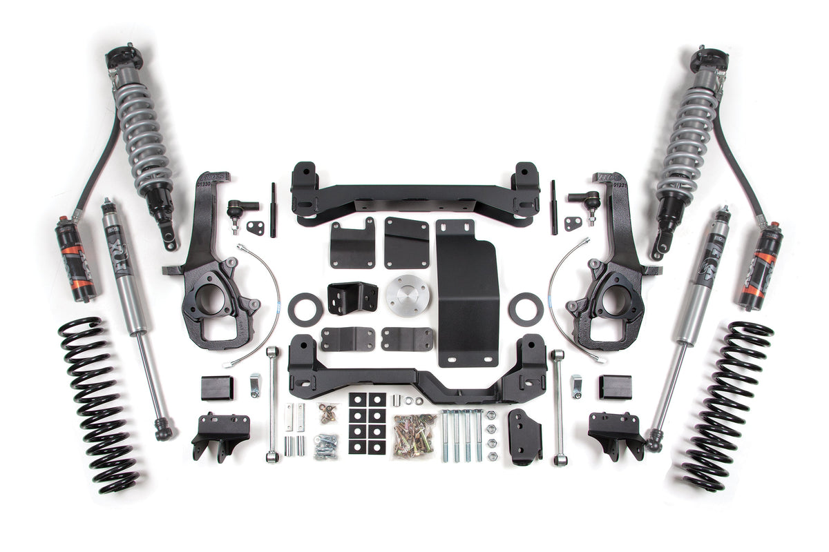 13-18 Ram 1500/ 2019-2023 1500 Classic 6 Inch Suspension Lift Kit, 5 Inch Rear Lift, Coil Spring - Fox 2.5 Performance Elite Series C/O, Fox 2.5 Performance Elite Series Shocks BDS Suspension