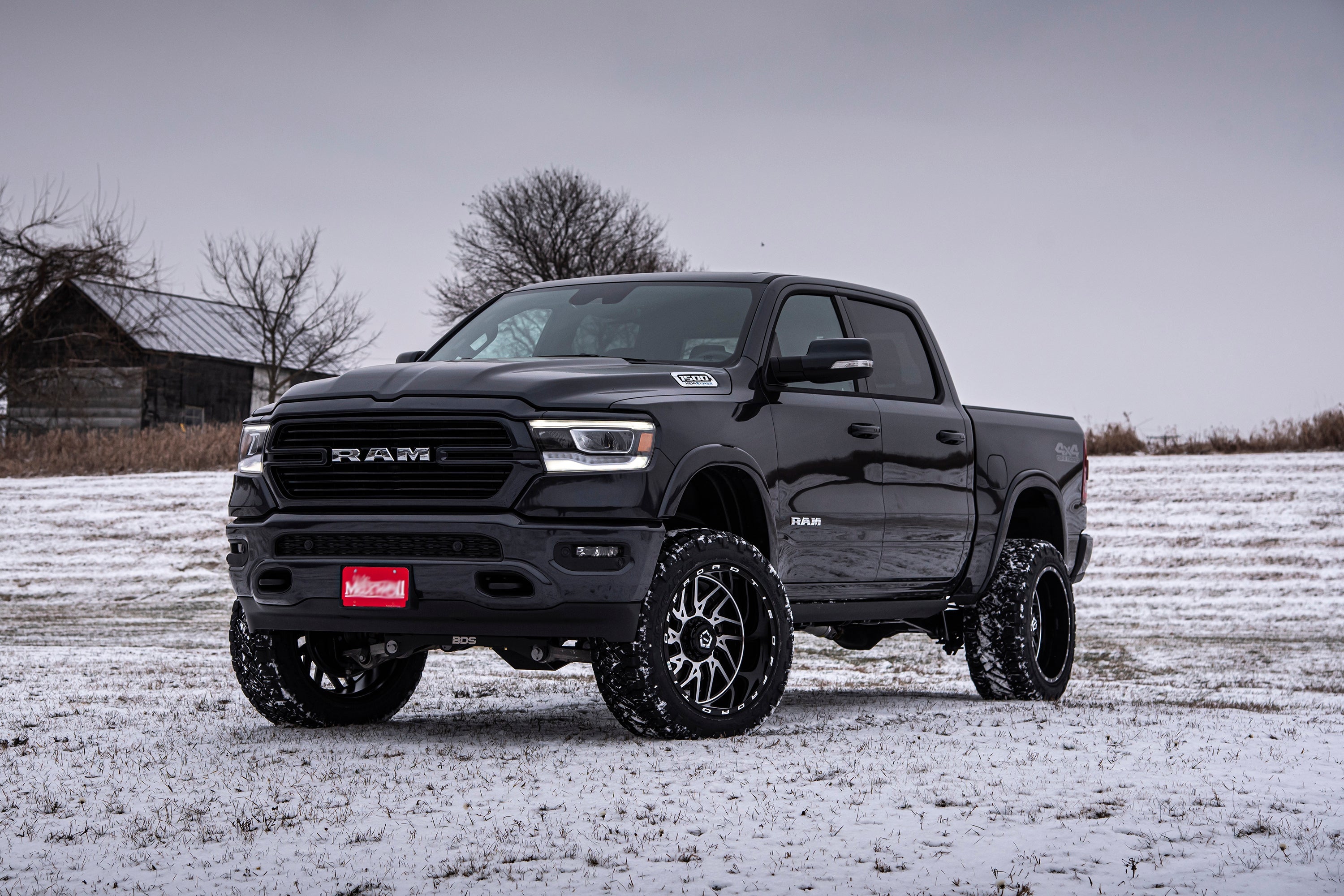 19-23 Ram 1500 Rebel 4WD 5 Inch Suspension Lift Kit 5 Inch Rear Coil Spring- Fox 2.5 Performance Elite Series C/O, Fox 2.5 Performance Elite Series Rear BDS Suspension