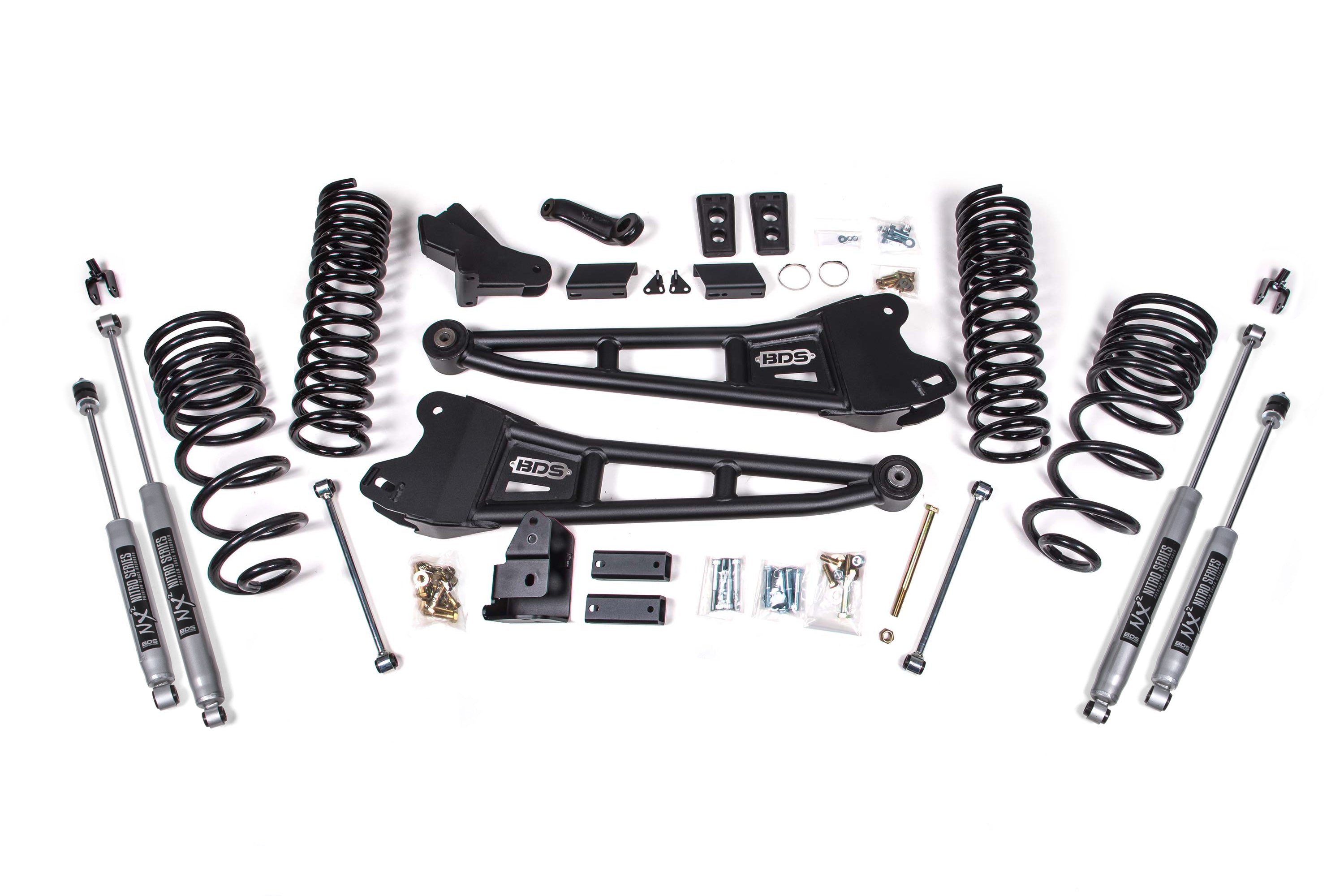 4 Inch Lift Kit w/ Radius Arm Ram 2500 14-18 4WD Diesel BDS Suspension