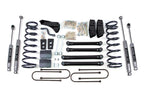 4 Inch Lift Kit Dodge Ram 2500 Power Wagon 2008 4WD Leaf Springs 3.5 inch Axle BDS Suspension