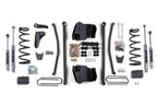 4 Inch Lift Kit Long Arm Dodge Ram 2500 Power Wagon 2008 4WD Gas Leaf Springs 3.5 Inch Axle BDS Suspension