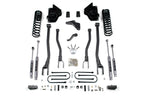 4 Inch Lift Kit w/ 4-Link Ram 3500 13-18 4WD Gas 2 Inch Block BDS Suspension