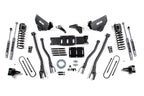 6 Inch Lift Kit w/ 4-Link Ram 3500 13-18 4WD Diesel 4 Inch Block 8 Bolt Indexing Ring BDS Suspension