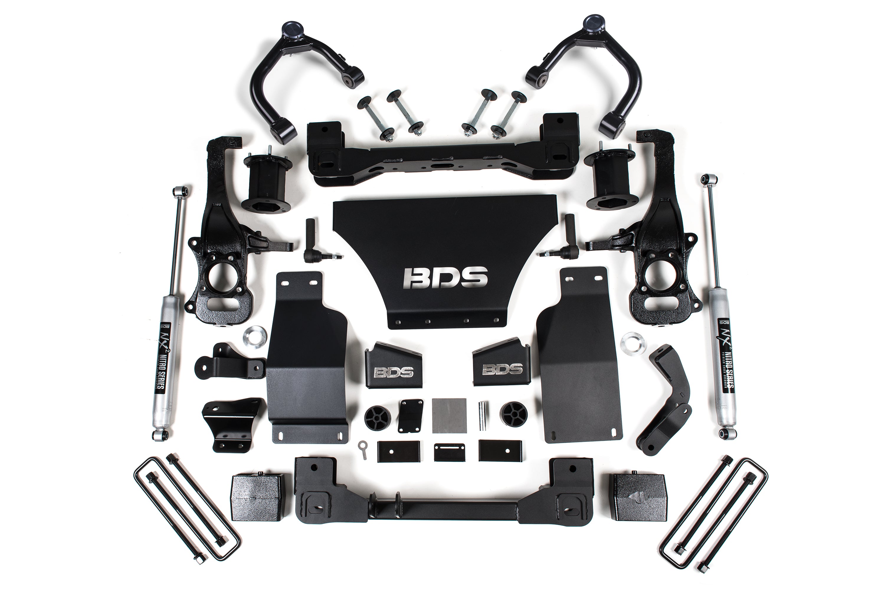 6 Inch Lift Kit Silverado/Sierra 1500 19-24 4WD Gas Strut Spacer BDS Suspension