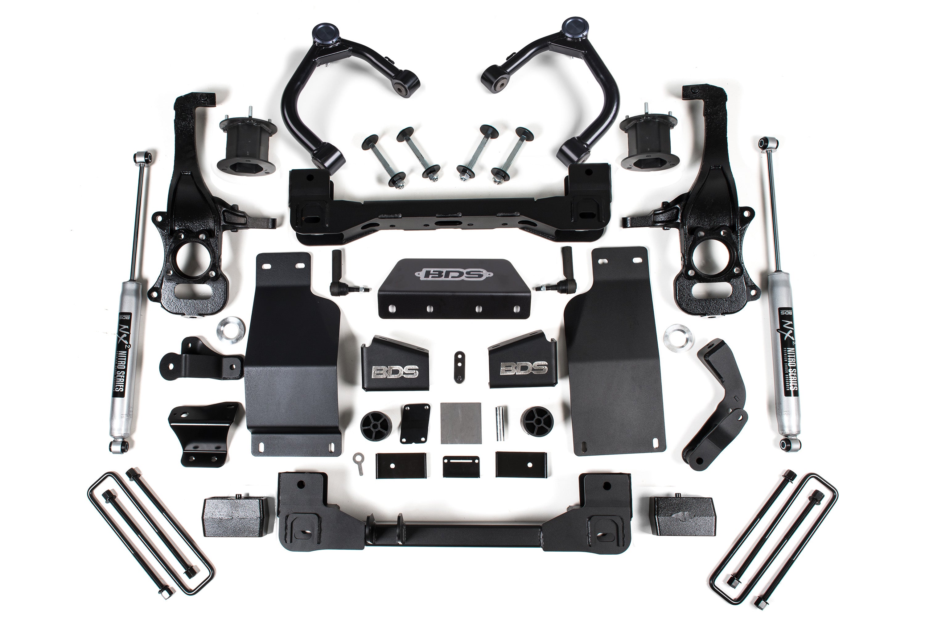 4 Inch Lift Kit Silverado/Sierra 1500 19-24 4WD Diesel Strut Spacer BDS Suspension
