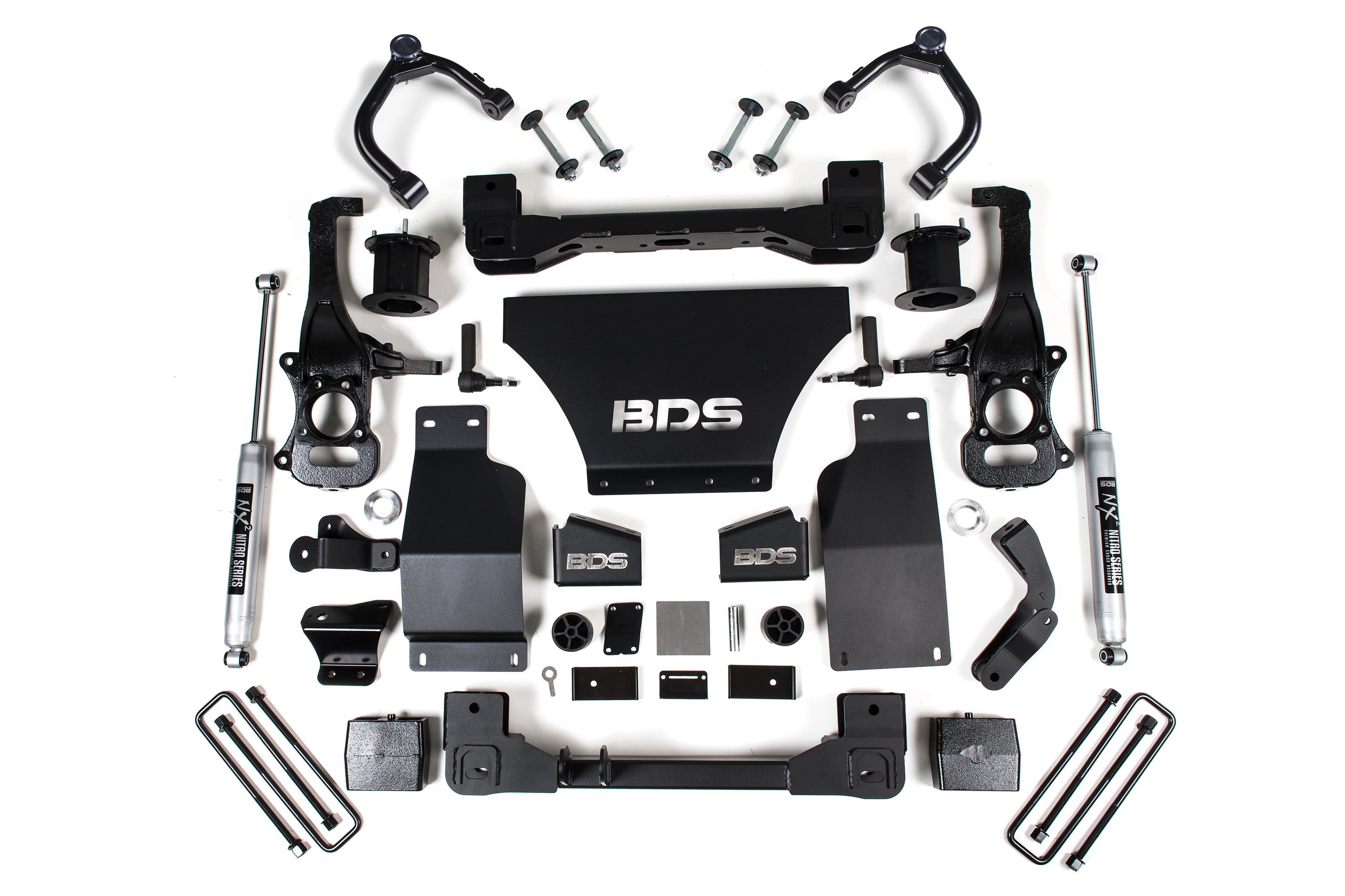 4 Inch Lift Kit Chevy Trail Boss or GMC AT4 1500 19-24 4WD Gas BDS Suspension