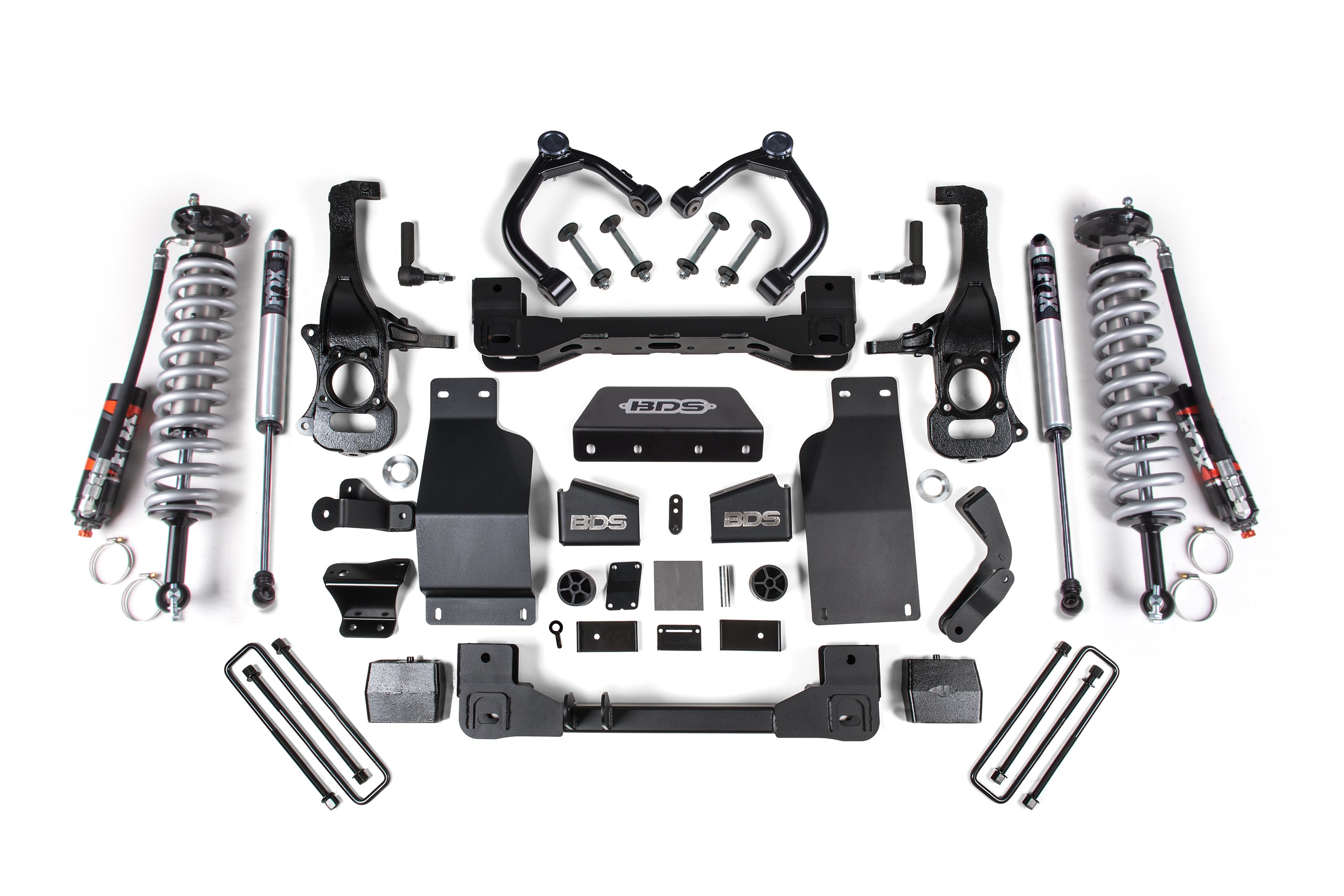 4 Inch Lift Kit FOX 2.5 Performance Elite Coil-Over Chevy Trail Boss or GMC AT4 1500 19-24 4WD Gas BDS Suspension