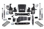11-19 GM 2500HD/3500HD 4WD 6.5 Inch Suspension Lift Kit, 4 Inch Rear, Block - Fox 2.0 Performance Series Front Shock, Fox 2.0 Performance Series Rear Shock BDS Suspension