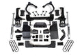 2025 Silverado/Sierra 1500 4WD 4 Inch Suspension Lift Kit 3.0 Diesel / 2.7 Gas 3 Inch Rear Block BDS Suspension
