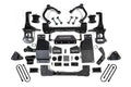 2025 Silverado/Sierra 1500 4WD 4 Inch Suspension Lift Kit w/ARC 3.0 Diesel / 2.7 Gas 3 Inch Rear Block Spacer Front BDS Suspension