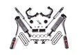 25-26 Chevy Tb/GMC AT4 1500 4WD 1.5 Inch Suspension Lift Kit, 0.5 Inch Rear, Block - Fox 2.5 Performance Elite Series C/O Front, Fox 2.0 Performance Series Rear BDS Suspension