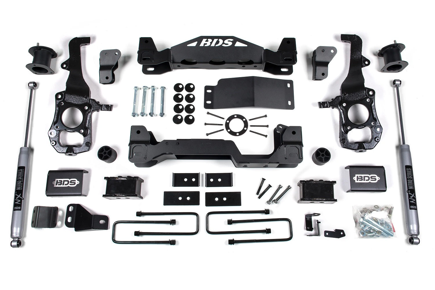 6 Inch Lift Kit Ford F150 21-24 4WD 4 Inch Block BDS Suspension