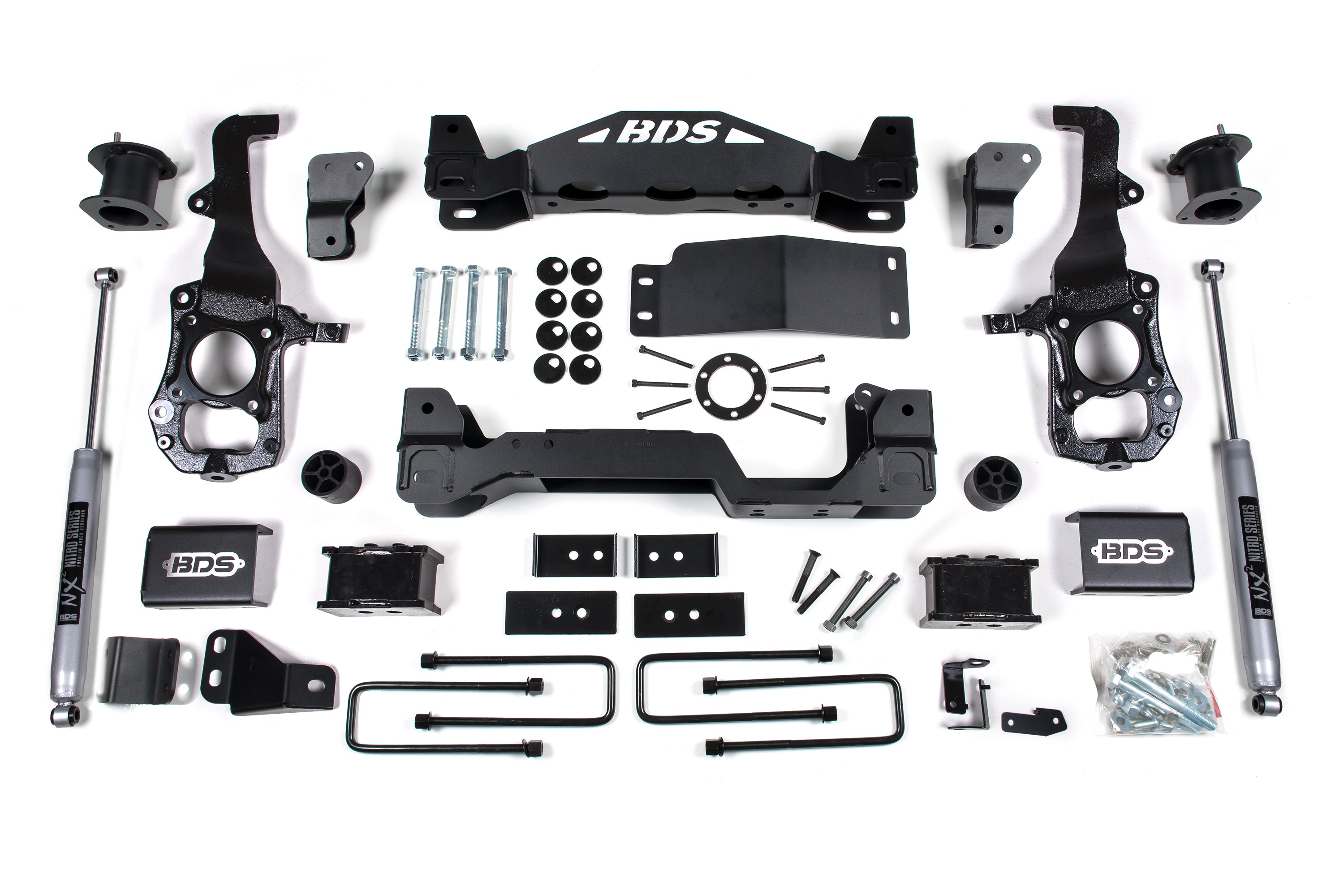 4 Inch Lift Kit Ford F150 21-24 4WD 2 Inch Block BDS Suspension