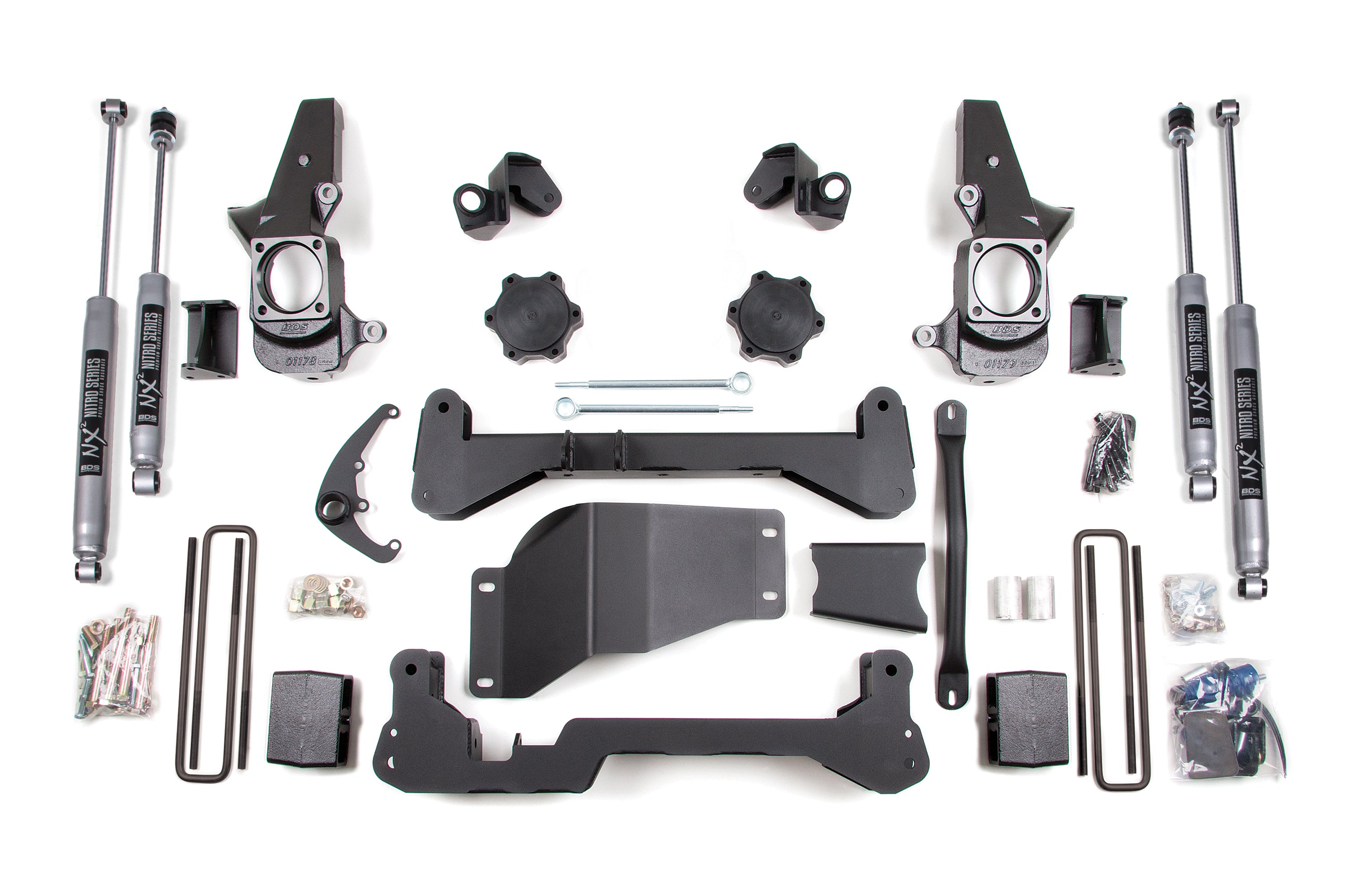 4.5 Inch Lift Kit Silverado/Sierra 2500HD/3500 01-10 SRW 4WD Standard Knuckle BDS Suspension