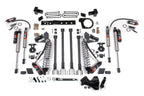 6 Inch Lift Kit w/ 4-Link FOX 2.5 Performance Elite Coil-Over Conversion Ford F250/F350 Super Duty 17-19 4WD Diesel Block Kit BDS Suspension