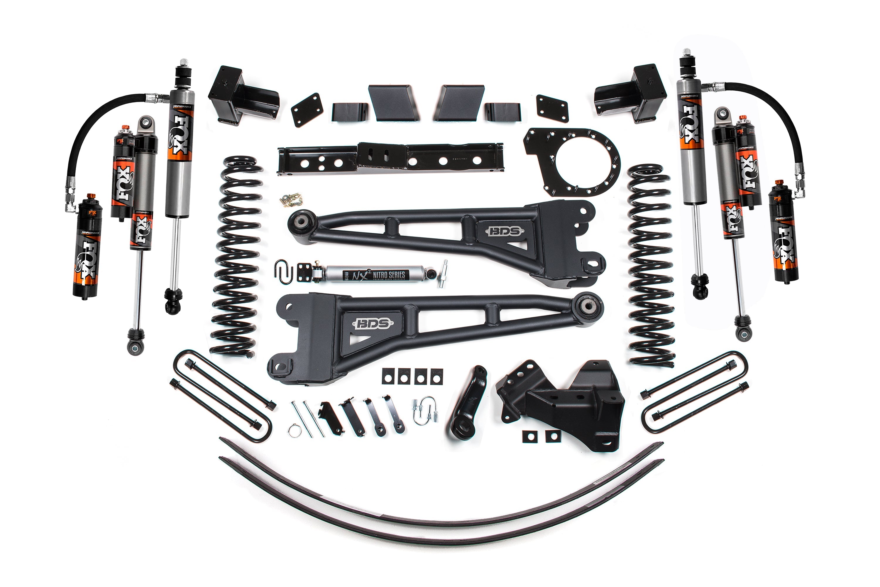 7 Inch Lift Kit w/ Radius Arm Ford F250/F350 Super Duty 20-22 4WD Diesel 6 Inch Block Kit BDS Suspension