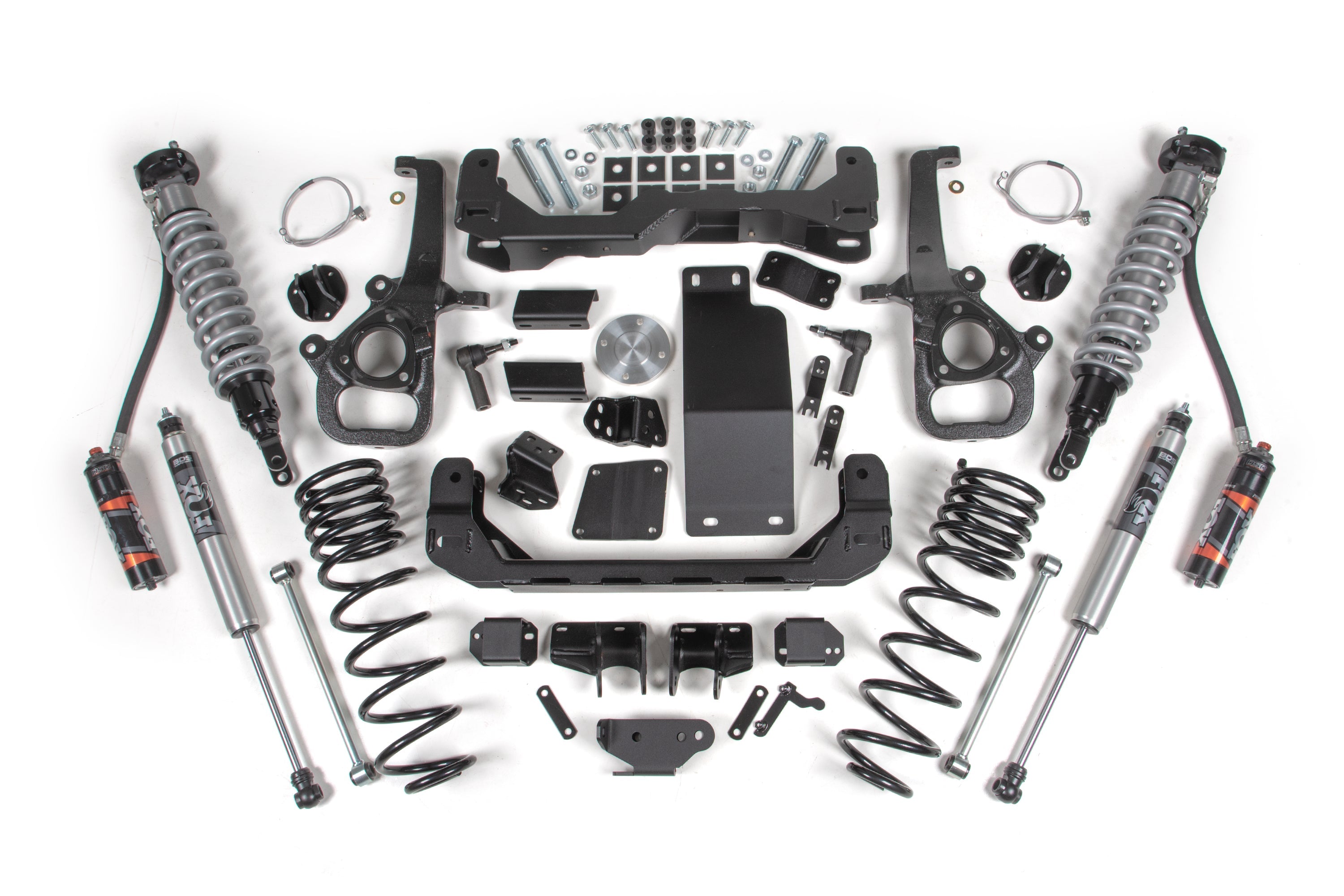 25 Ram 1500 Rebel 4WD 5 Inch Suspension Lift Kit, 4 Inch Rear Lift, Coil Spring - Fox 2.5 Performance Elite Series C/O, Fox 2.5 Performance Elite Series Shocks BDS Suspension