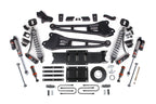 13-18 Ram 3500 4WD 4 Inch Radius Arm Suspension Lift Kit, 2 Inch Rear, Block, 6 Bolt Diesel - Fox 2.5 Performance Elite Series C/O Front, FOX 2.0 Front Bump, Fox 2.5 Performance Elite Series Rear BDS Suspension
