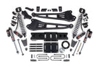 13-18 Ram 3500 4WD 4 Inch Radius Arm Suspension Lift Kit, 2 Inch Rear, Block, 8 Bolt Diesel - Fox 2.5 Performance Elite Series C/O Front, Fox 2.5 Performance Elite Series Rear BDS Suspension