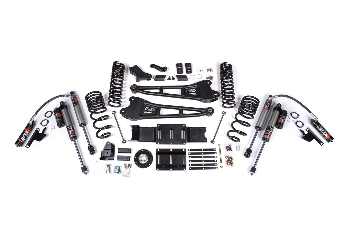 2025 Ram 2500 4WD (Diesel) 6 Inch Radius Arm Suspension Lift Kit, 4.5 Inch Rear Lift, Coil Spring BDS Suspension