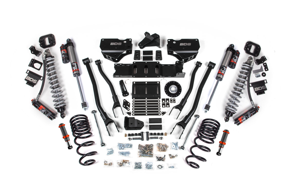 2025 Ram 2500 4WD (Diesel) 6 Inch 4-Link Suspension Lift Kit, 4.5 Inch Rear Lift, Coil Spring BDS Suspension