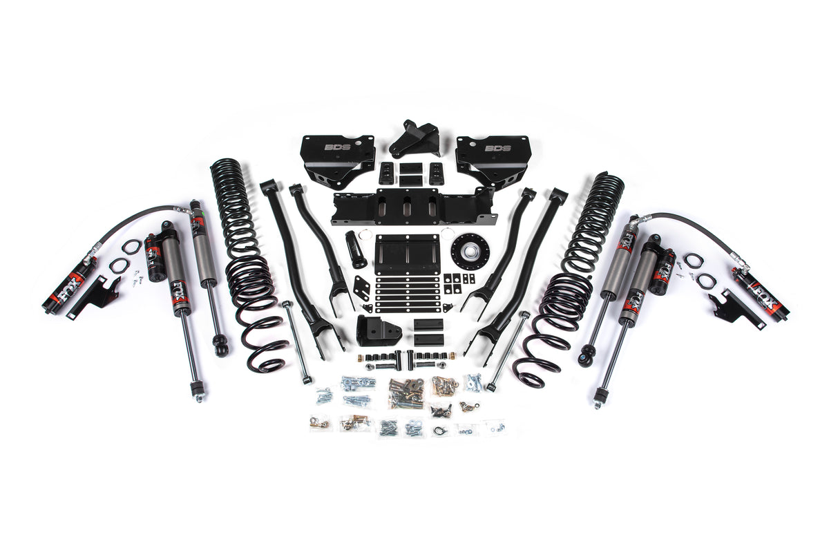 2025 Ram 2500 4WD (Diesel) 4 Inch 4-Link Suspension Lift Kit W/ Indexing Ring, 2.5 Inch Rear Lift, Coil Spring BDS Suspension