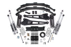 13-18 Ram 3500 4WD (Diesel) 6 Inch Radius Arm Suspension Lift Kit, 8-Bolt Indexing Ring, 4 Inch Rear Lift, Block - Fox 2.0 IFP Performance Series Shocks BDS Suspension