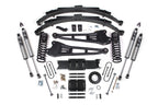 13-18 Ram 3500 4WD (Diesel) 6 Inch Radius Arm Suspension Lift Kit, 8-Bolt Indexing Ring, 4 Inch Rear Lift, Block - NX2 Nitro Series Shocks BDS Suspension