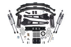 13-18 Ram 3500 4WD (Diesel) 6 Inch Radius Arm Suspension Lift Kit, 8-Bolt Indexing Ring, 4.5 Inch Rear Lift, Leaf Spring - Fox 2.5 Performance Elite Series Shocks BDS Suspension