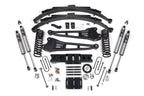 13-18 Ram 3500 4WD (Diesel) 6 Inch Radius Arm Suspension Lift Kit, 8-Bolt Indexing Ring, 4.5 Inch Rear Lift, Leaf Spring - NX2 Nitro Series Shocks BDS Suspension