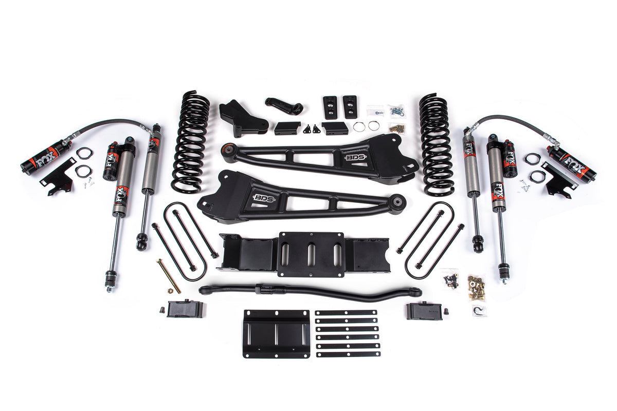 25-26 Ram 3500 4WD (Diesel) 4 Inch Radius Arm Suspension Lift Kit, 3 Inch Rear Lift w/o Overload, Block BDS Suspension