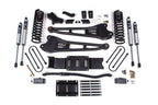 25-26 Ram 3500 4WD (Diesel) 4 Inch Radius Arm Suspension Lift Kit, 3 Inch Rear Lift, Block W/ OE Air Assist BDS Suspension