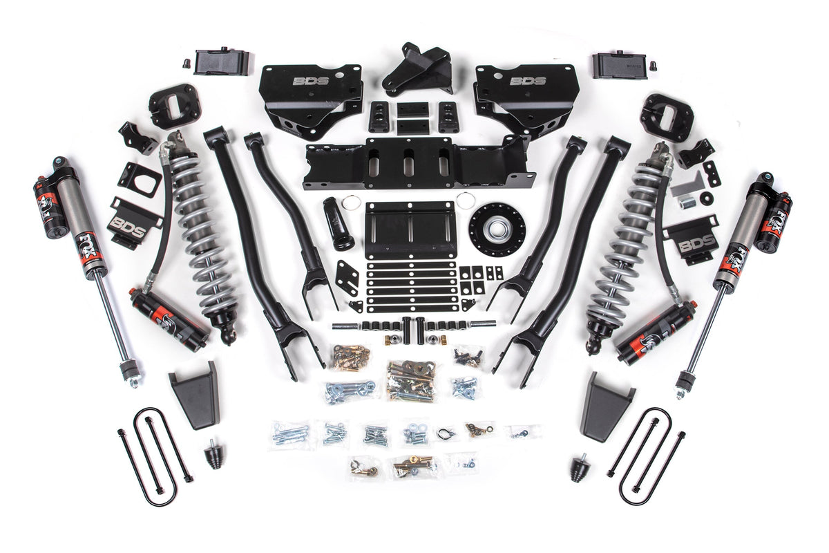 25-26 Ram 3500 (Diesel) 4 Inch 4-Link Suspension Lift Kit, 2 Inch Rear Lift, Block W/O Overload BDS Suspension