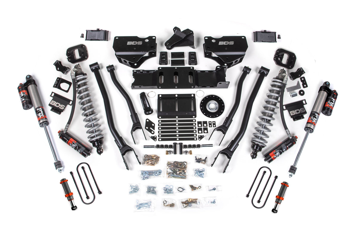 25-26 Ram 3500 (Diesel) 4 Inch 4-Link Suspension Lift Kit, 2 Inch Rear Lift, Block W/O Overload BDS Suspension