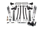 23-26 Ford F-250/F-350 Super Duty 4WD 5 Inch 4-Link Suspension Lift Kit, 4 Inch Rear, Leaf Spring, Gas - NX2 Nitro Series Shocks BDS Suspension