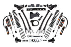 23-26 Ford F-350 Super Duty 4WD 7 Inch 4-Link Suspension Lift Kit, 4 Inch Rear, Block, Diesel, DRW - Fox 2.5 Performance Series HTO Shocks BDS Suspension