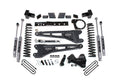 23-26 Ford F-350 DRW 4WD 7 Inch Radius Arm Suspension Lift Kit, 5 Inch Rear, Block, Diesel - Fox 2.5 Performance Elite Series Shocks Front and Rear BDS Suspension