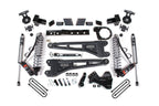 23-26 Ford F-350 DRW 4WD 7 Inch Radius Arm Suspension Lift Kit, 5 Inch Rear, Block, Diesel - Fox 2.5 Performance Elite Series C/O Front, Fox 2.5 Performance Elite Series Rear Shocks BDS Suspension