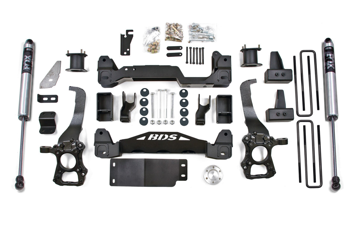 09-13 Ford F150 4WD 6 Inch Suspension Lift Kit, 3 Inch Rear Lift, Block BDS Suspension