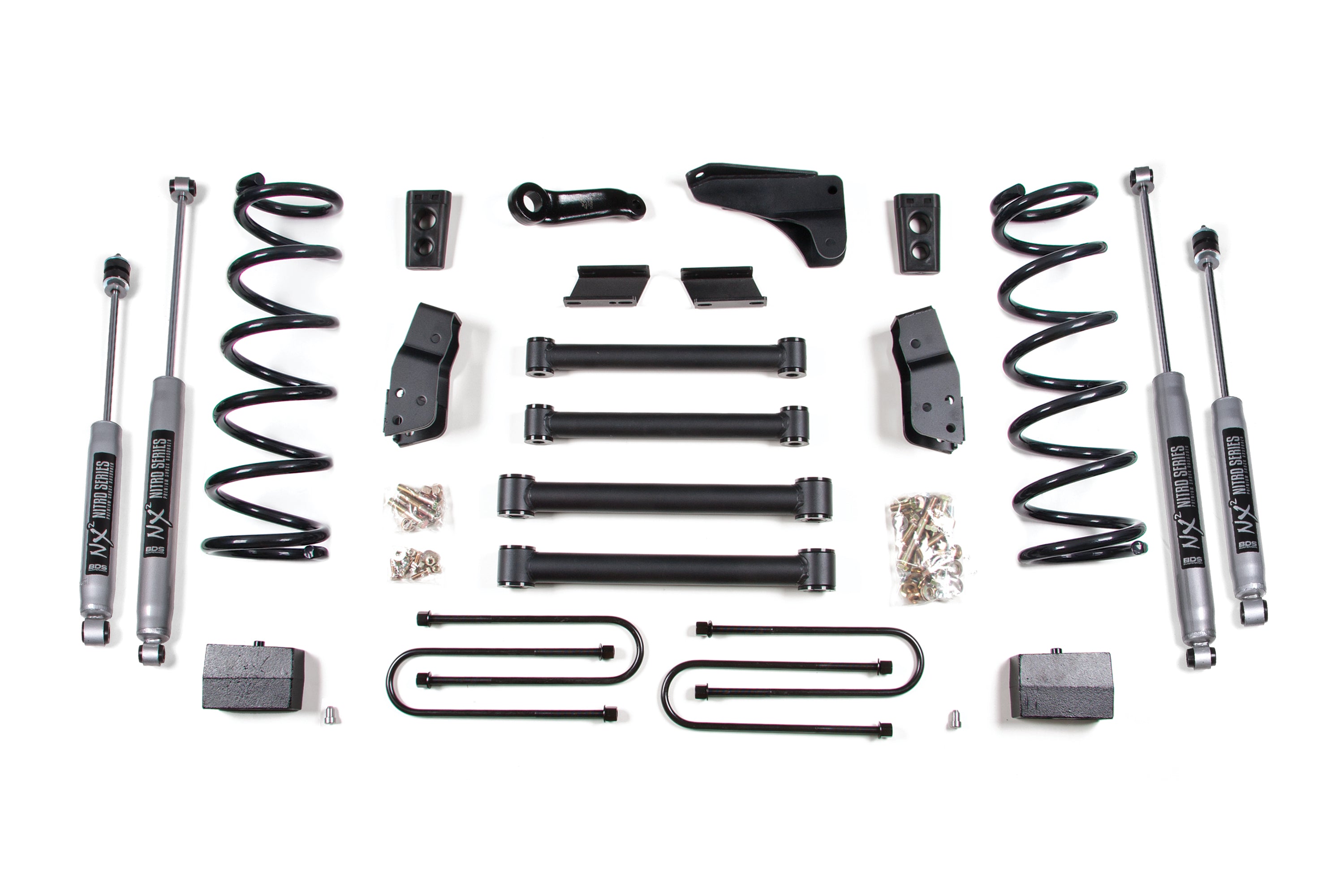 6 Inch Lift Kit Dodge Ram 2500/3500 2008 4WD Diesel 4 Inch Block 4 Inch Axle BDS Suspension