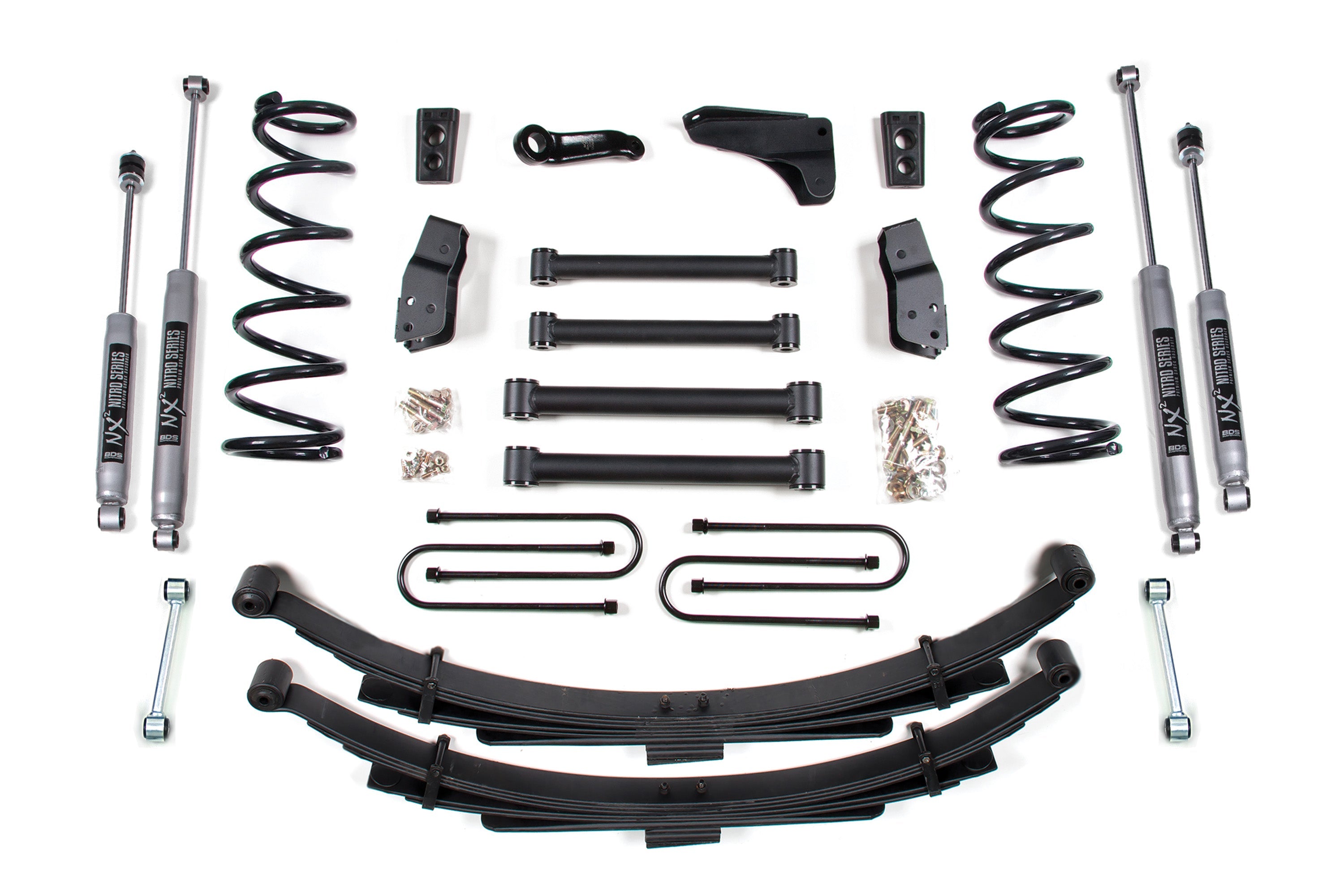 08 Dodge Power Wagon 4 Inch Lift Kit Block w/4 Inch Axle - Fox 2.0 IFP Performance Series Shocks BDS Suspension