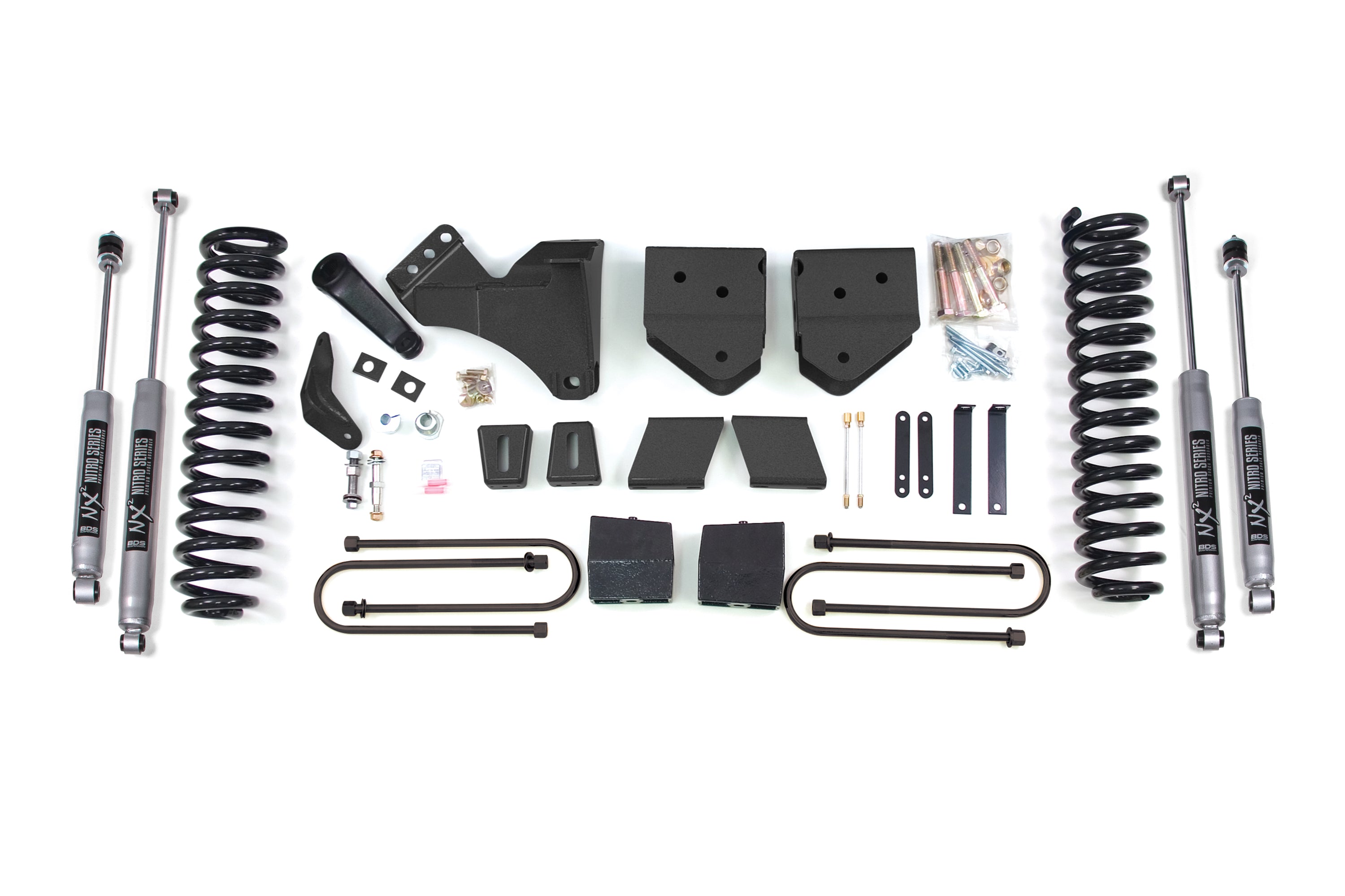 6 Inch Lift Kit Ford F250/F350 Super Duty 05-07 4WD Gas 5 Inch Block With Overload BDS Suspension