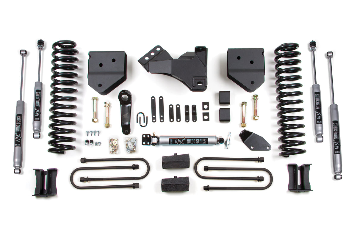 4 Inch Lift Kit Ford F250/F350 Super Duty 05-07 4WD Diesel Block Kit Without Factory Overload BDS Suspension