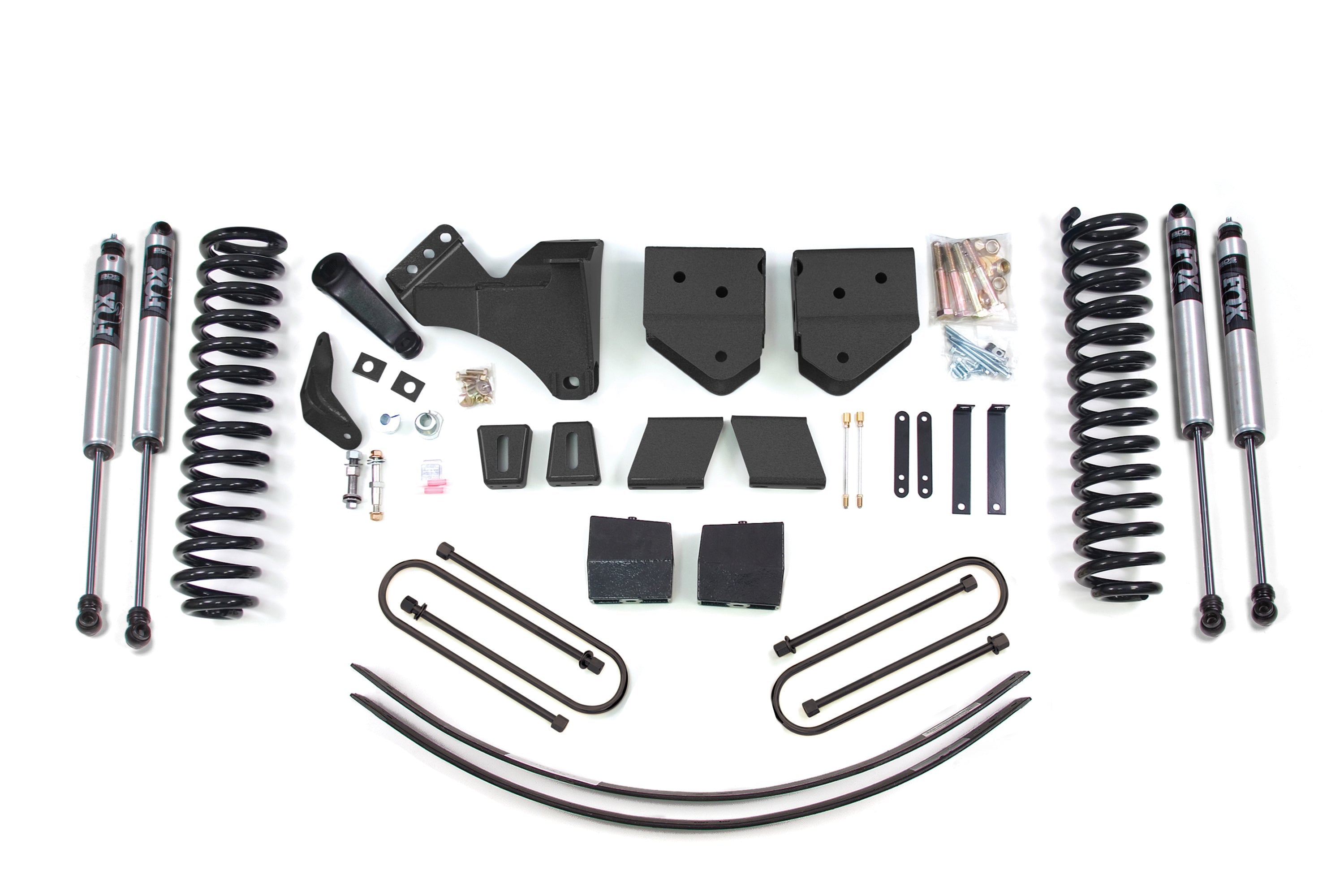 6 Inch Lift Kit Ford F250/F350 Super Duty 05-07 4WD Diesel 3 Inch Block Plus Add A Leaf With Overload BDS Suspension