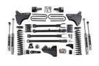 4 Inch Lift Kit w/ 4-Link Ford F250/F350 Super Duty 11-16 4WD Gas Leaf Springs BDS Suspension
