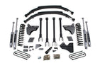 6 Inch Lift Kit w/ 4-Link Ford F250/F350 Super Duty 11-16 4WD Gas 3 Inch Rear Blocks BDS Suspension